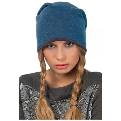 Berretto Unisex Jeans Unica Azzurro Grigio - Foto 2