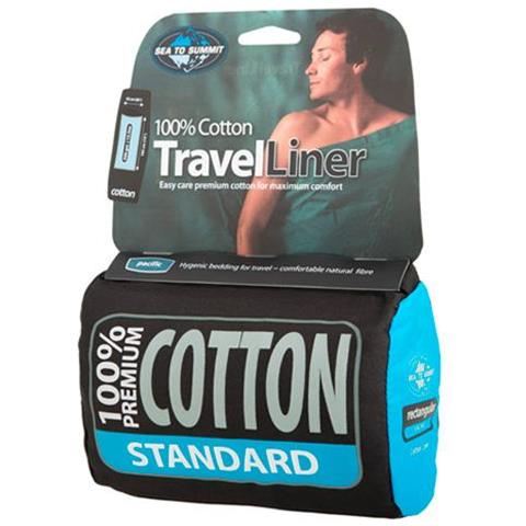 Accessori Sea To Summit Cotton Liner Traveller W / Pillow Sacchi A Pelo 225 X 92 Cm - Foto 1