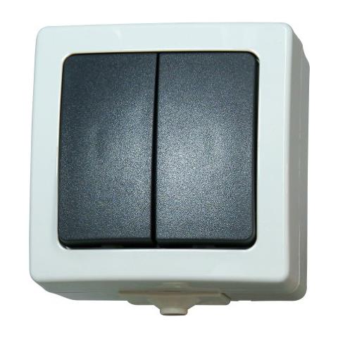 565556008 Termoplastica Nero, Grigio Interruttore della luce - Foto 1