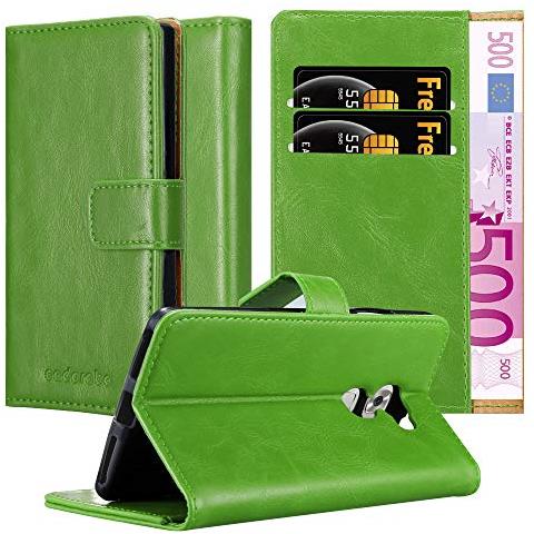 Custodia Compatibile Con Huawei Mate S In Verde Erbe - Coperchio Protettiva Con Chiusura Magnetica, Funzione Stand E Tasca Per Le Carte - Foto 1