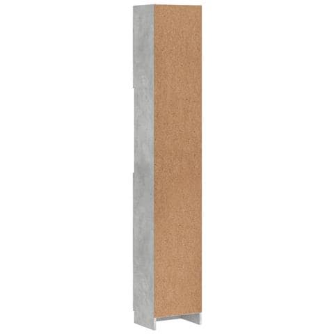 Mobile da Bagno Grigio Cemento 32x25,5x190 cm Legno Multistrato - Foto 10
