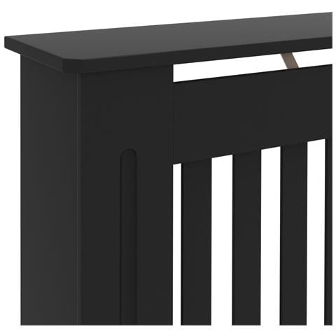 Copertura per Radiatore Nera 152x19x81,5 cm in MDF - Foto 7
