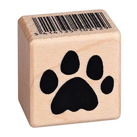 Stamp Legno A Zampa Del Gattino - Foto 1