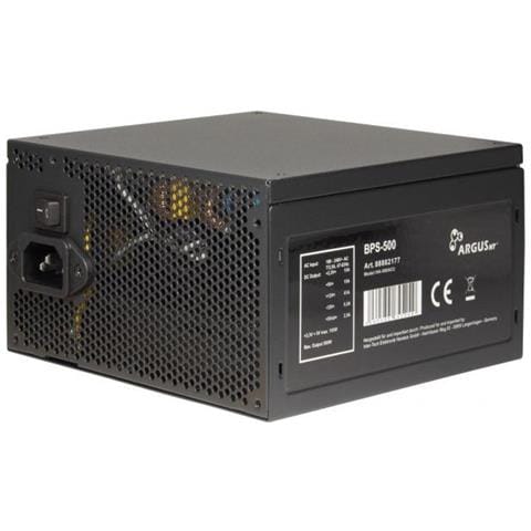 Argusnt Bps-500 Alimentatore Per Computer 500 W 20+4 Pin Atx Atx Nero - Foto 3