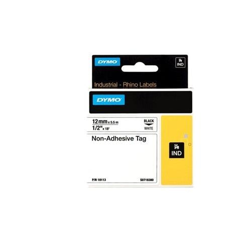 12mm RHINO Non-adhesive tag D1 nastro per etichettatrice - Foto 1