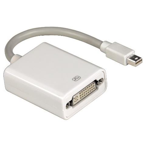 MiniDP / DVI Adapter Mini DP M DVI FM Bianco cavo di interfaccia e adattatore - Foto 1