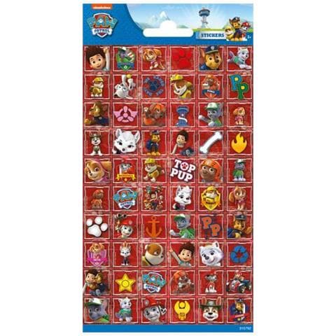 Set Adesivi Paw Patrol Junior Rosso 60 Pz - Foto 1