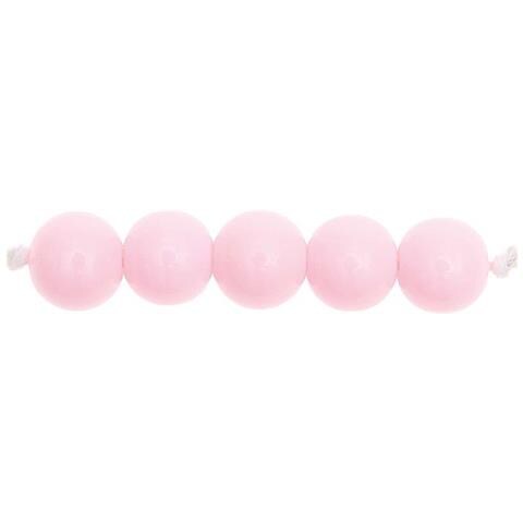 24 Perle Rotonde 10 Mm - Rosa - Foto 1