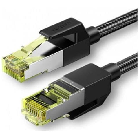 Nw150 Cavo Di Rete Intrecciato, Ethernet Rj45, Cat. 7, F / ftp, 1m (nero)  - Foto 1