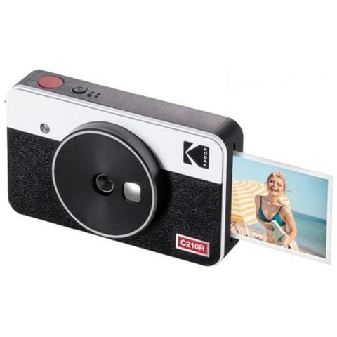 Auto Mini Shot 2 C210 - Fotocamera Istantanea in Formato Carta di Credito. Colore: Bianco - Foto 3