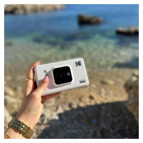 Auto Mini Shot 2 C210 - Fotocamera Istantanea in Formato Carta di Credito. Colore: Bianco - Foto 2