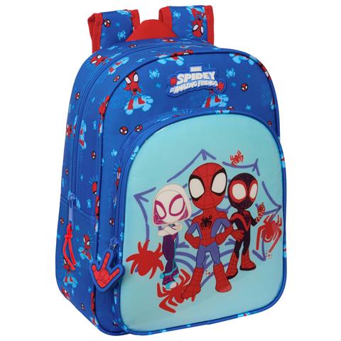 Zaino Scuola Spider-man Azzurro 26 X 34 X 11 Cm - Foto 1