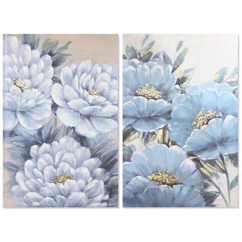 Quadro Home Esprit Romantico 80 X 3 X 120 Cm (2 Unità) - Foto 1