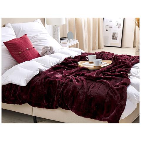 Coperta Tantan 180 X 220 Cm Bordeaux - Foto 1