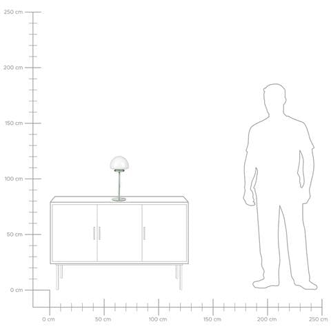 Lampada Da Tavolo Moruga Metallo Verde - Foto 14