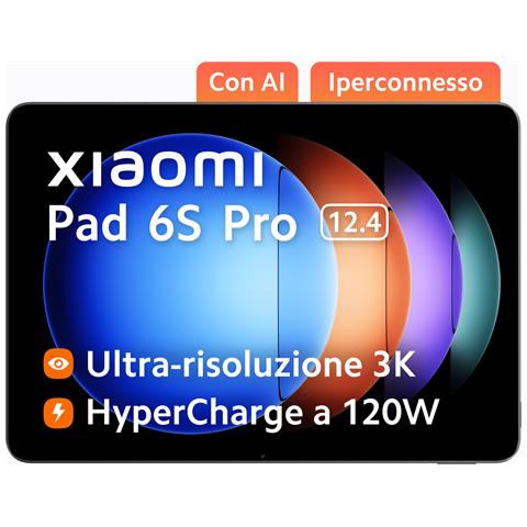 Pad 6S Pro 256GB 8GB Ram Display 12.4" LCD Main Camera 50MP Android Colore Grafite Grigio - Foto 1