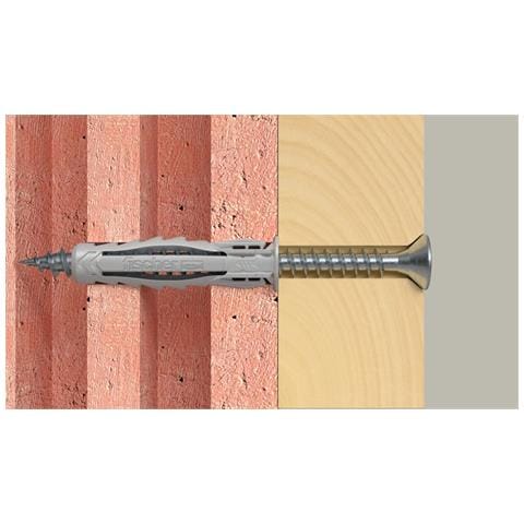 568006 ancoraggio a vite e tassello 100 pz Tassello di espansione 30 mm - Foto 2