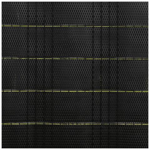 Schermi Da Balcone 5 Pz Neri 255x19 Cm In Polyrattan - Foto 2