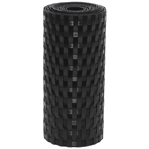 Schermi Da Balcone 5 Pz Neri 255x19 Cm In Polyrattan - Foto 7