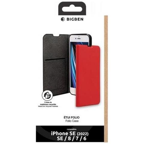 Custodia Per Iphone Se 2022 / Se / 8 Folio Wallet Portacarte E Stand, Nero - Foto 2