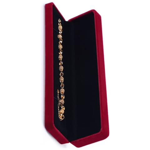 Portagioie Confezione Regalo Per Gioielli Per Collane E Bracciali Darkred - Foto 1