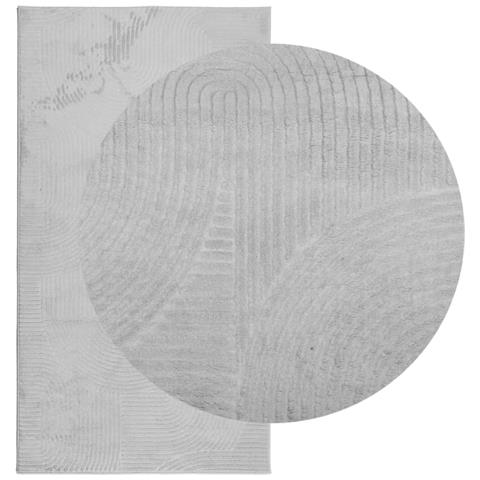 Tappeto Iza A Pelo Corto Aspetto Scandinavo Grigio 80x150 Cm - Foto 3