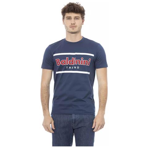 Maglietta In Cotone Blu - M - Foto 1