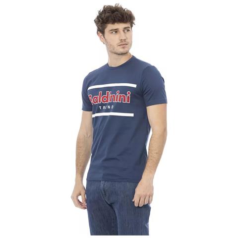 Maglietta In Cotone Blu - M - Foto 2