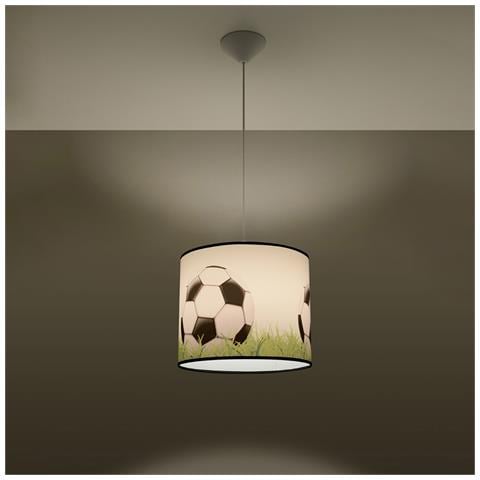 Lampada A Sospensione Football C 30 Sl. 1428 - Moderno Lampade A Sospensione Bianco /nero /verde 82x30x30 Cm - Foto 8