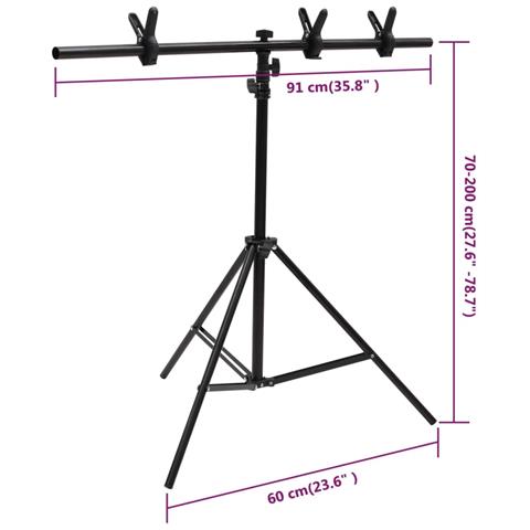 Kit per Studio Fotografico con Set di Luci e Fondale - Foto 2
