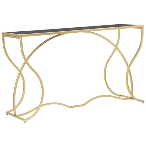 Tavolo Consolle Mf626 - Oro - Metallo - 130x40x75 Cm - Foto 1