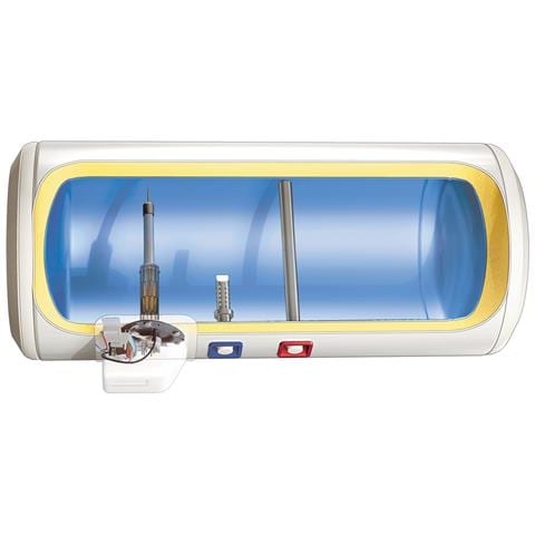 Scaldabagno Elettrico Orizzontale Cor-Email con Capacità 150 Litri Colore Bianco - Foto 2