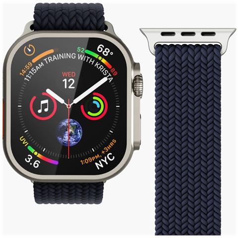 Woven Loop Cinghia Blu marino Nylon - Foto 4