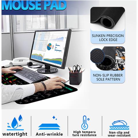 Tappetino Per Mouse Mercato Azionario - Comfort E Precisione Ottimizzati L - Foto 5