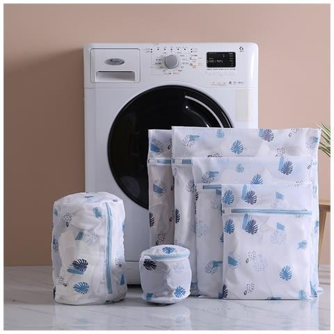 Set Di 6 Sacchetti Per La Biancheria: Proteggi I Tuoi Capi Delicati In Lavatrice Blue - Foto 2