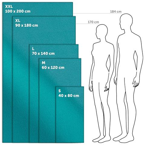 Asciugamano In Microfibra Sportivo Asciugatura Rapida Spiaggia Rosa 180 X 90 Cm - Foto 4