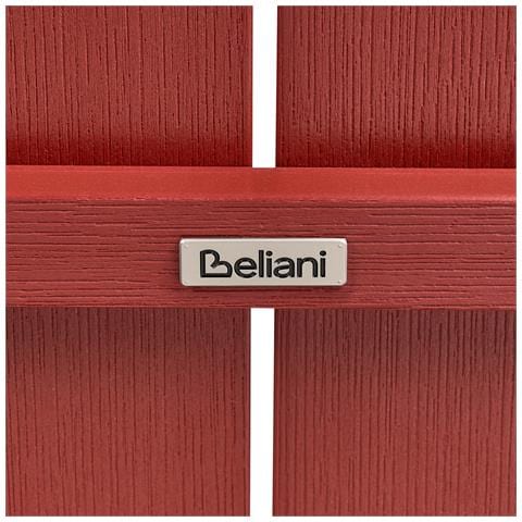 Panchina Da Giardino Adirondack 125 Cm Rosso - Foto 8