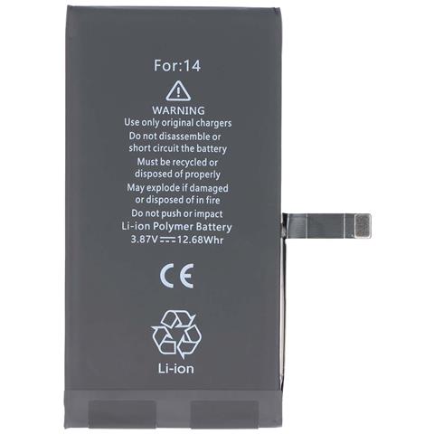 Batteria Per Iphone 14 Li-polimero 3279mah 3,87 V 12,68 Wh - Foto 1