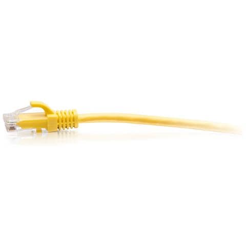 Cavo patch di rete Ethernet sottile Cat6a antigroviglio, non schermato (UTP) da 3 m - Giallo - Foto 2