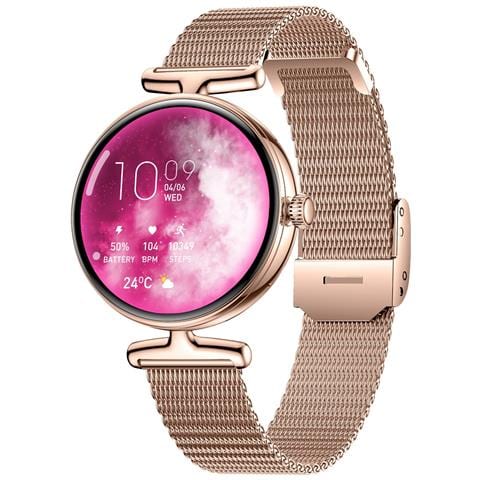 Smartwatch Multifunzionale Oro Con Schermo Amoled, Chiamate Bluetooth E Monitoraggio Della Salute Gold - Foto 7