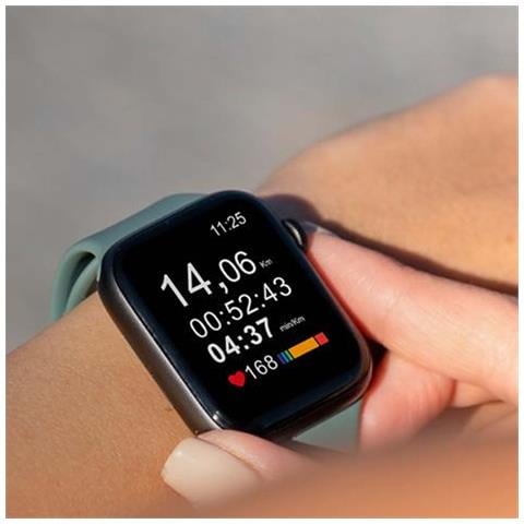 Bracciale Per Apple Watch 38 / 40 / 41 / 42mm In Silicone Liquido, Verde - Foto 2