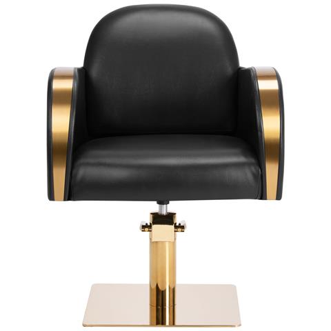 poltrona parrucchiere Malaga oro-nera - Foto 4