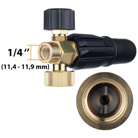 Pistola Schiumogena S0401 1000ml Per Idropulitrice G1/4f - Ugello 1,23mm | Compatibile Con Kärcher K Bayonet | Alta Qualità E Durata - Foto 2