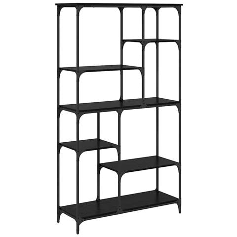 Libreria Rovere Nero 99 x 35,5 x 176 cm Legno multistrato - Foto 1