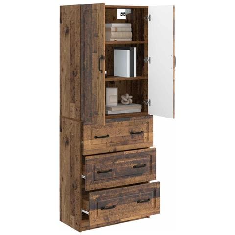 Set di armadi 2 pcs Legno antico 66 x 34,5 x 87 cm - Foto 2