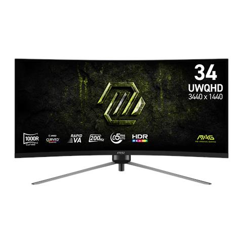 MAG 345CQRF E20 Monitor PC 86,4 cm (34") 3440 x 1440 Pixel UltraWide Dual Quad HD Nero - Foto 1