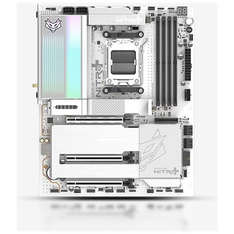 NITRO+ X870EA PhantomLink Polar Edition AMD X870E Socket AM5 ATX - Foto 1
