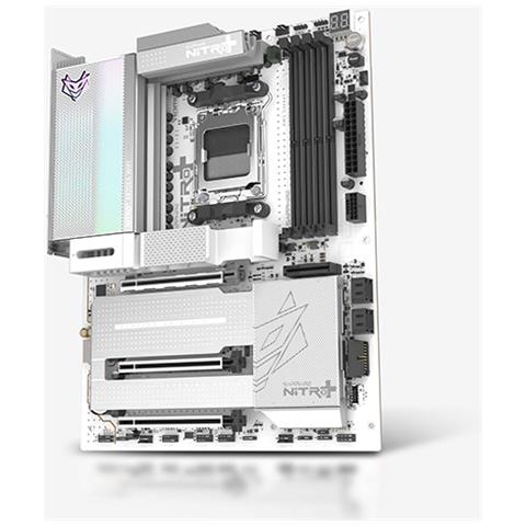 NITRO+ X870EA PhantomLink Polar Edition AMD X870E Socket AM5 ATX - Foto 5