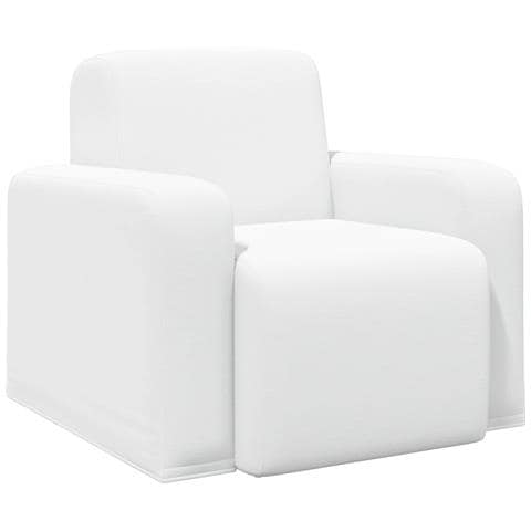 Poltrona Bianco Tessuto - Foto 1