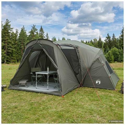 Tenda a capanna con copertura impermeabile 10 persona - Foto 2